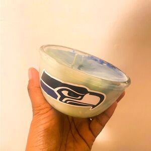 Seattle Seahawk Candle